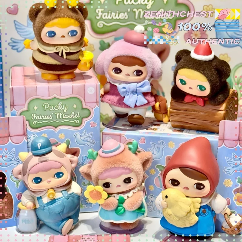 

Химерная и милая аутентичная серия Popmart Pucky Fairies Market — фигурка премиум-класса, слепая коробка, игрушечный декор, идеальный подарок