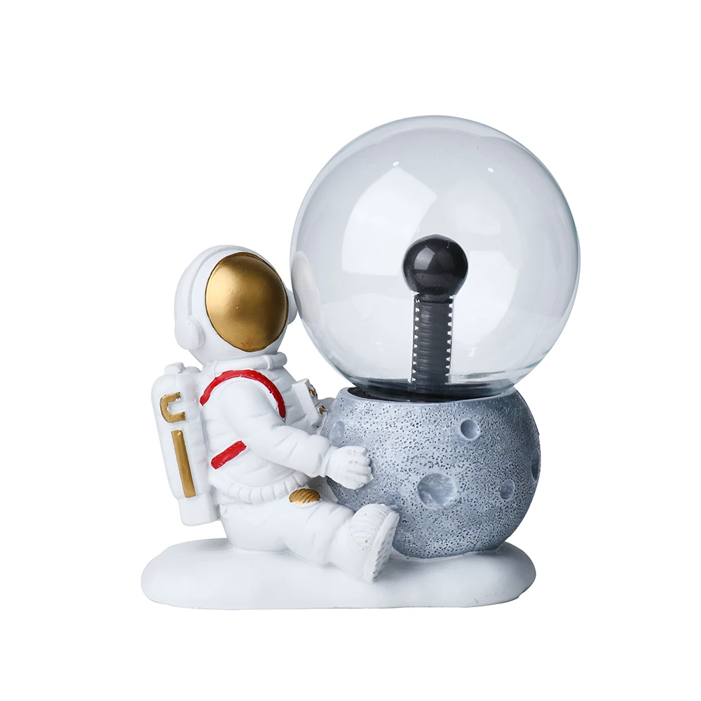 Urhável lua astronauta lâmpada de plasma 4 polegadas luz noturna atmosférica decoração de mesa presente de halloween venda