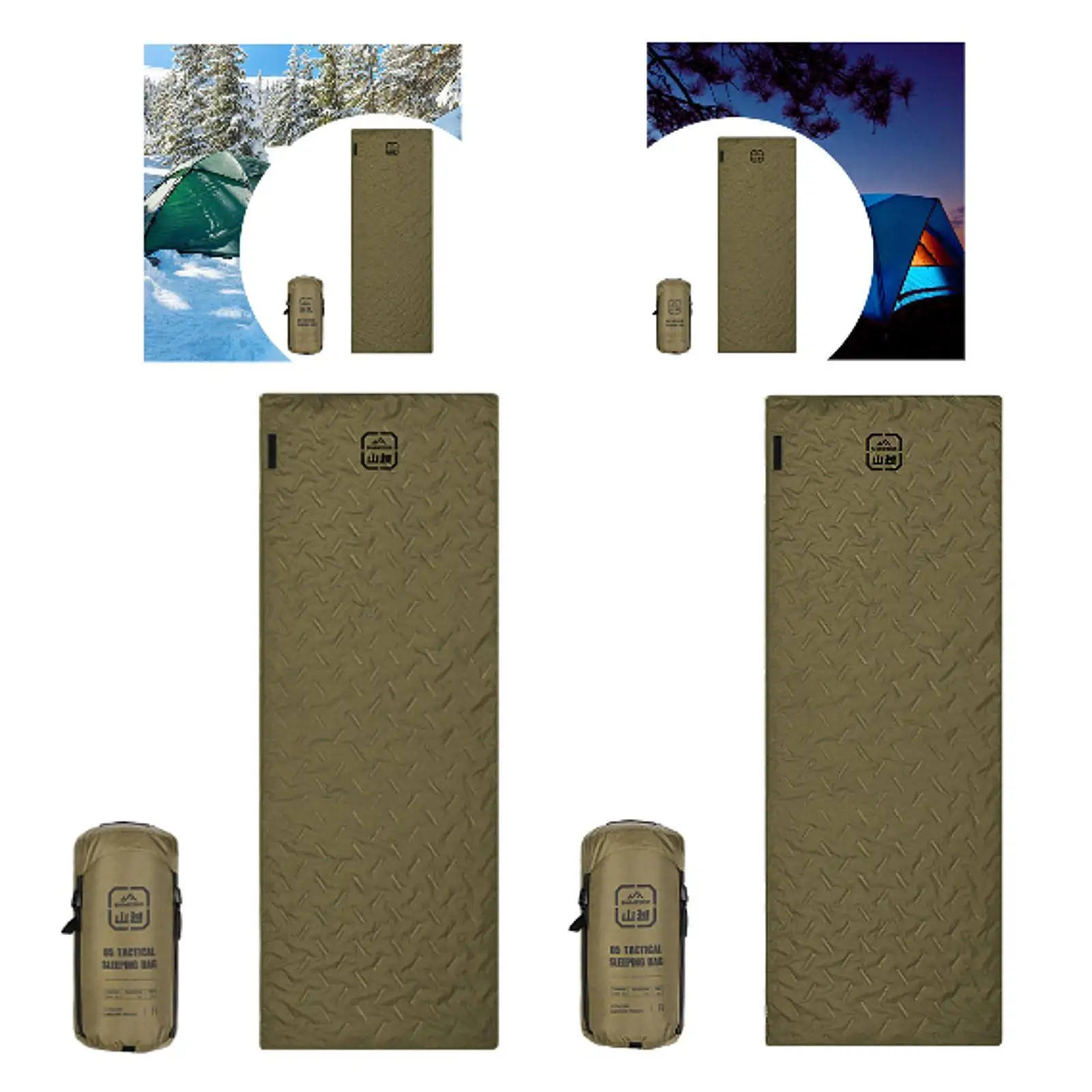 

Sleeping Bag Warm Camping Sleep Bag Accessories with Storage Bag Versatile