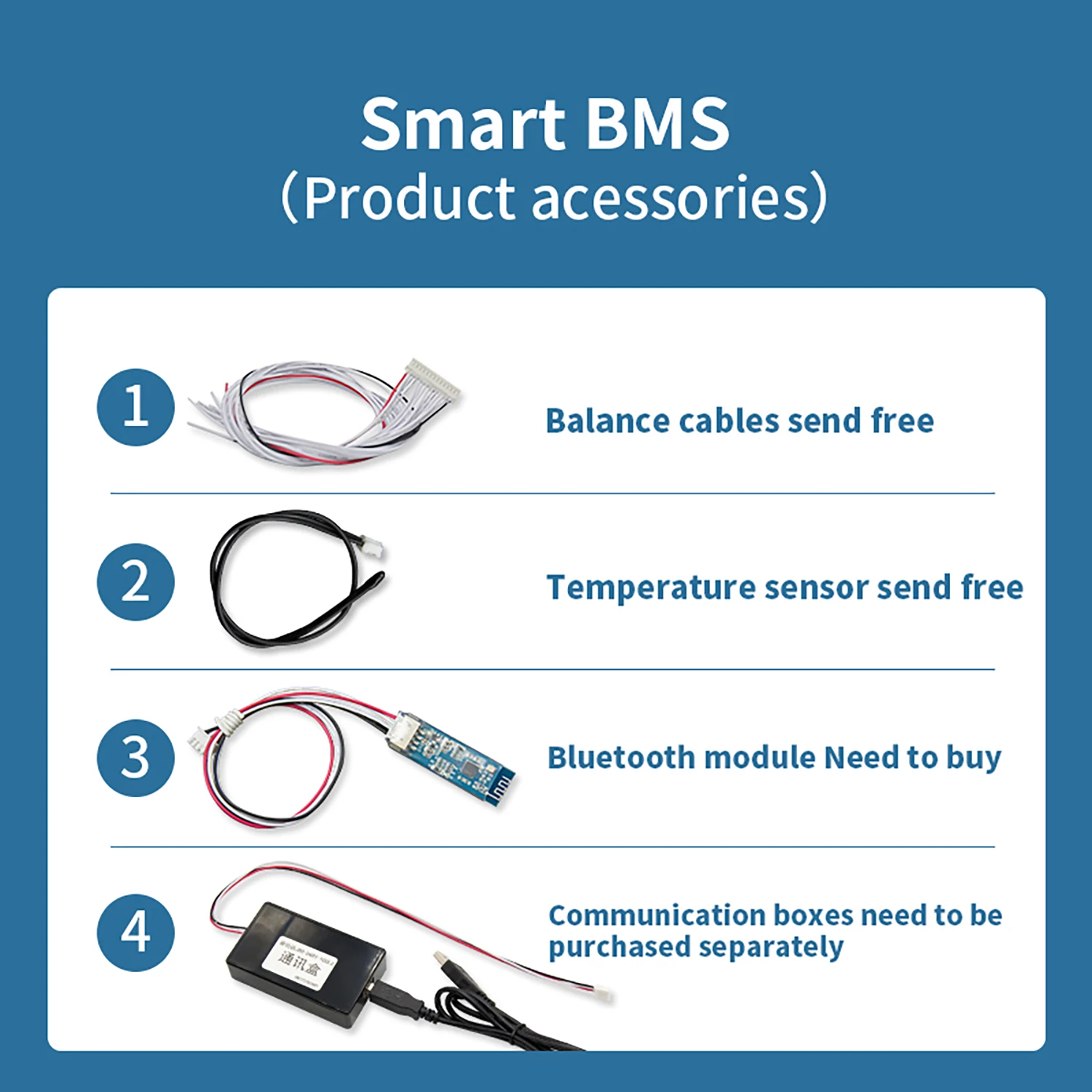 Batteria agli ioni di litio Bms 24V 36V 20A 30A 40A 50A Bms 6S 7S 8S 9S 10S Smart Bms con Rs485 Uart