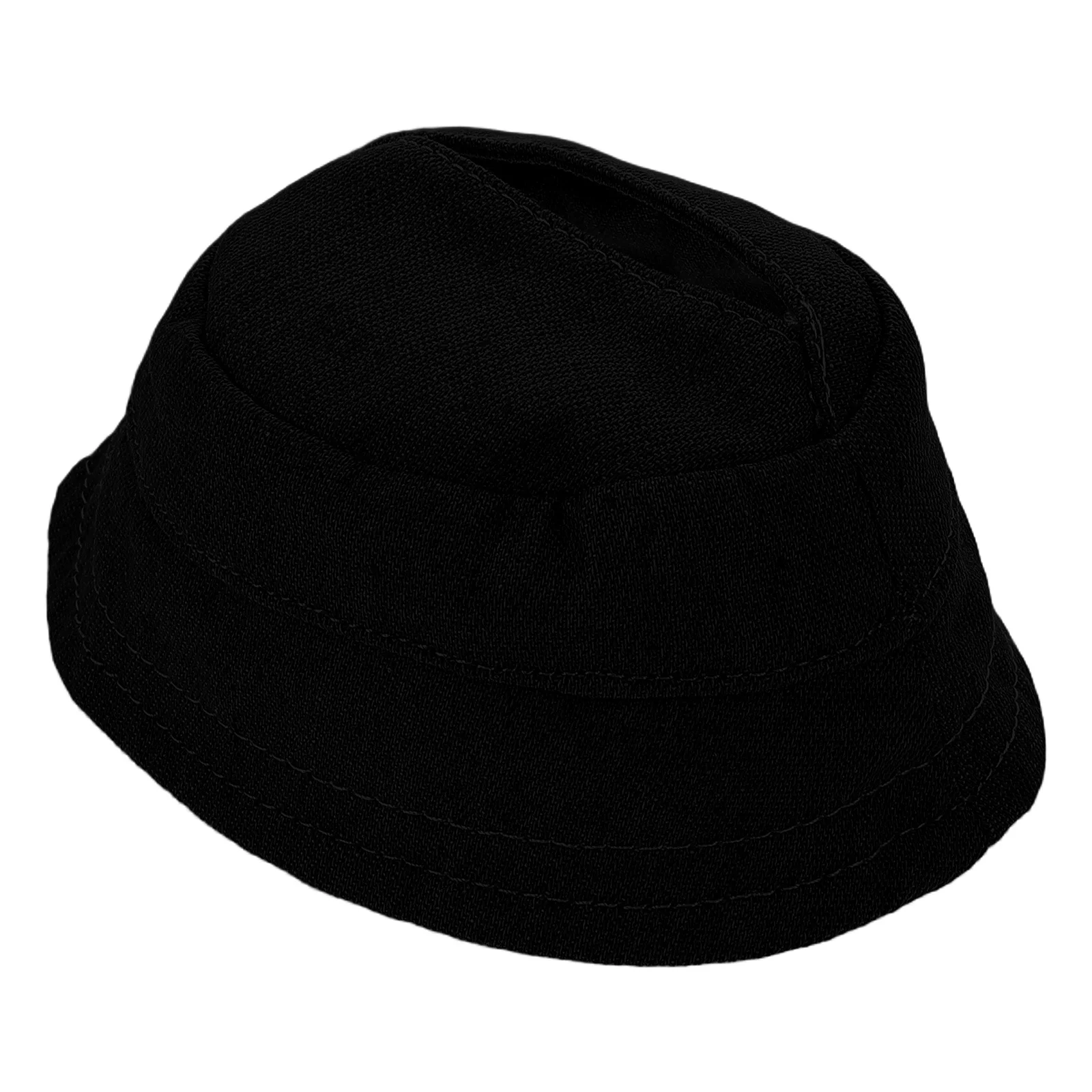 Blue Mini Fisherman Hat 17 Cm Open Top Cap for 17 Cm Fabric Figures Craft Projects DIY Accessories Comfortable Fit