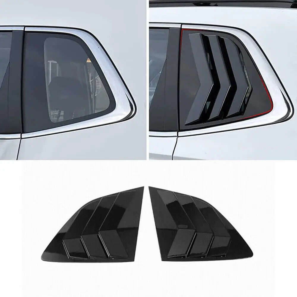 

bright black Side window shutter frame trim for Honda CR-V CRV 2023-2024