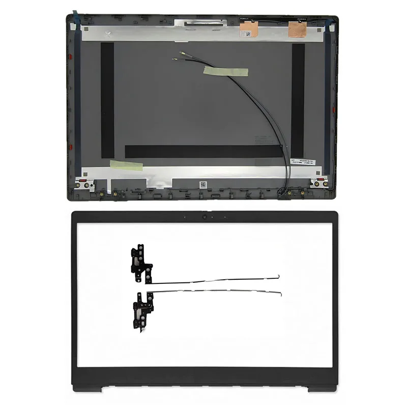 

Новая задняя крышка ЖК-дисплея, лицевая панель и петли для Lenovo Ideapad 3-15IML05 15ARE05 15IIL05 (с антенной)