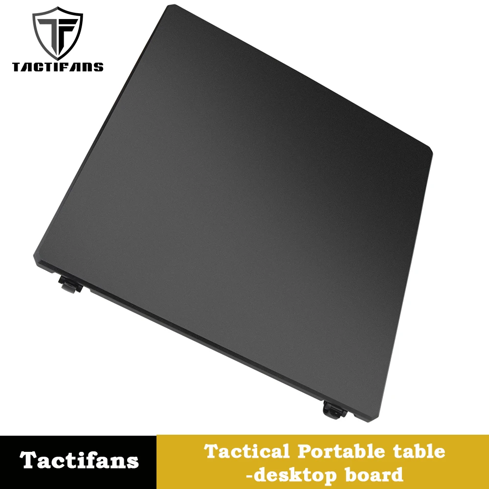 Tactical Field Office Table Desktop Board Camping Hunting Portable Desktop Board  Lightweight Durable BBQ Computer Desktop Board