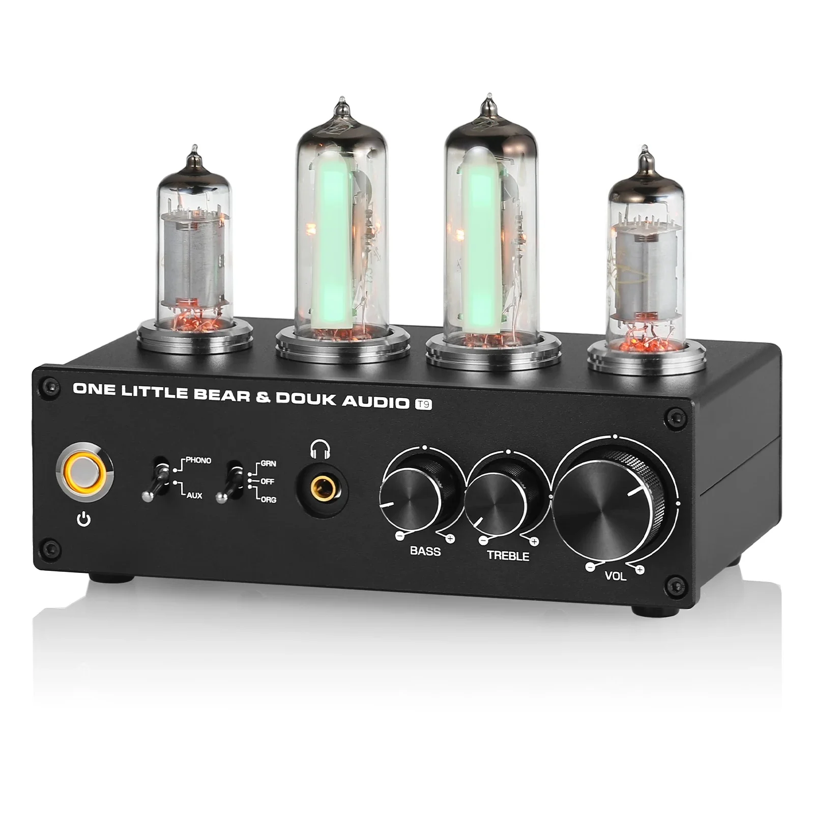 New T9 Mini 6E2 MM/MC Phono Stage Turntable Preamp HiFi Stereo Audio Vacuum Tube Preamplifier Dekstop Headphone Amp