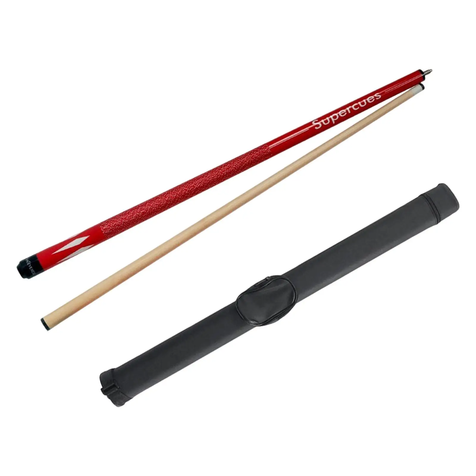 Pool Cue with Case Split Pool Cue Case Players 1/2 58inch Portable Billiard Cue Stick for House Home Bar Practice Cue Pool Game