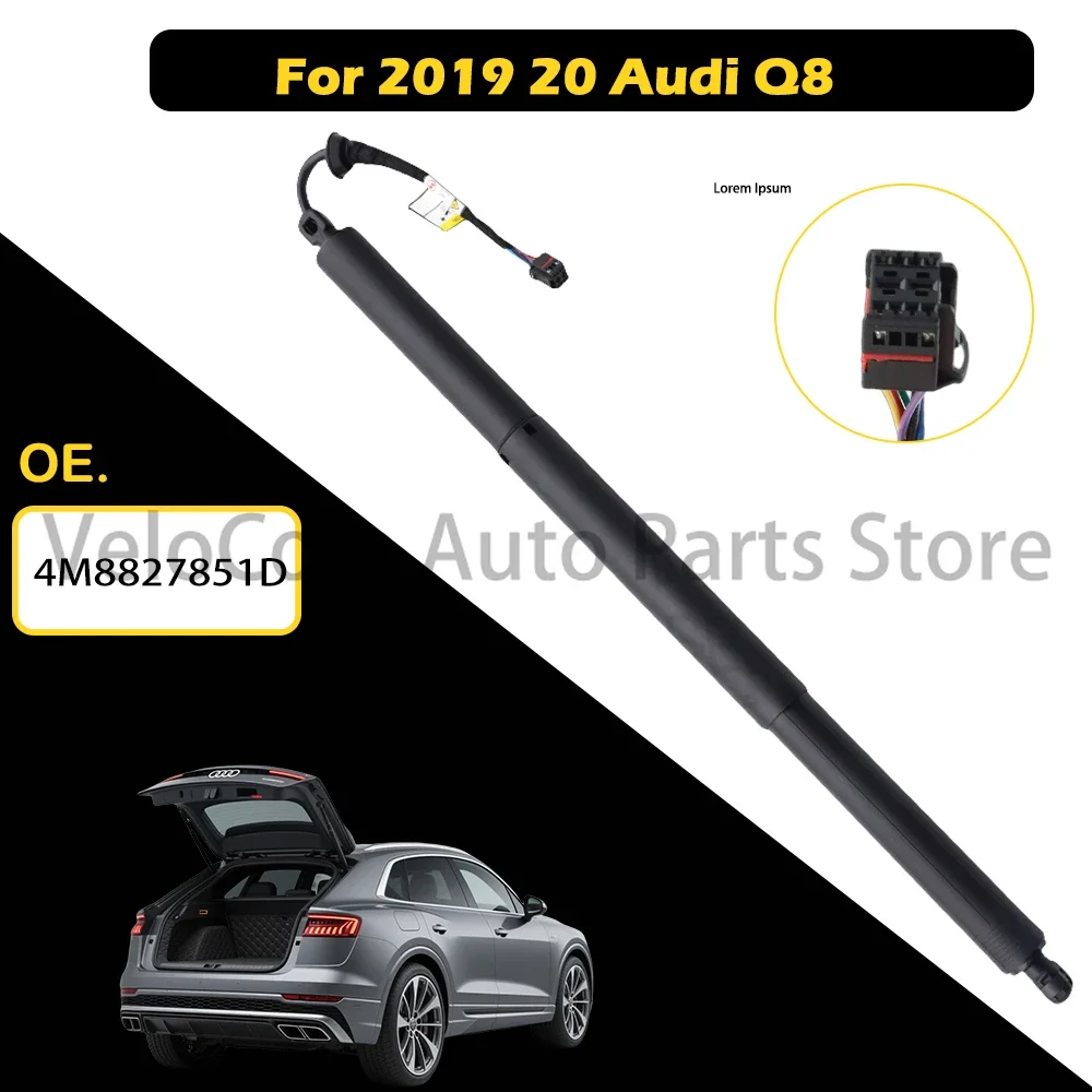 Rear Trunk Power Lift Support for Audi Q8 2019-2020 4M8827851D Heavy Duty Quiet & Rust Resistant