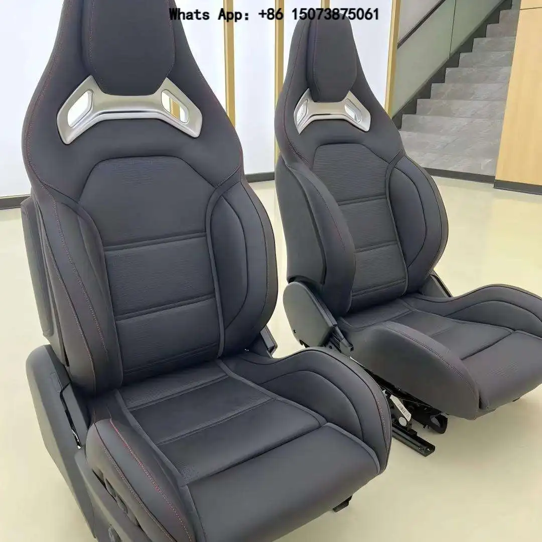 Car Modification Racing Bucket Seat  Leather Sport Seat Fit for Mer-cedes Ben-z SUV Sedan