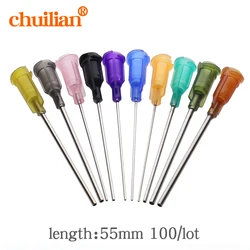 50Pcs/lot 14-23G 10 Models Availlable Steel Dispensing Tapered Pinhead Glue Liquid Dispenser Needles for Dispenser Controller