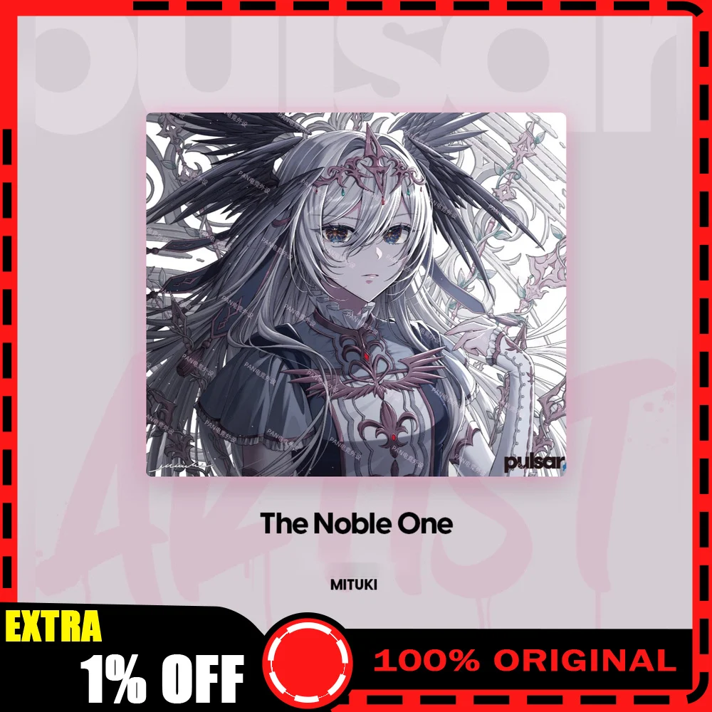PAN Pulsar by Artist Superglide V3 Tempered Glass MousePad The Noble One 490x420mm Limited Gaming Desk Mouse Mat for FPS Esports