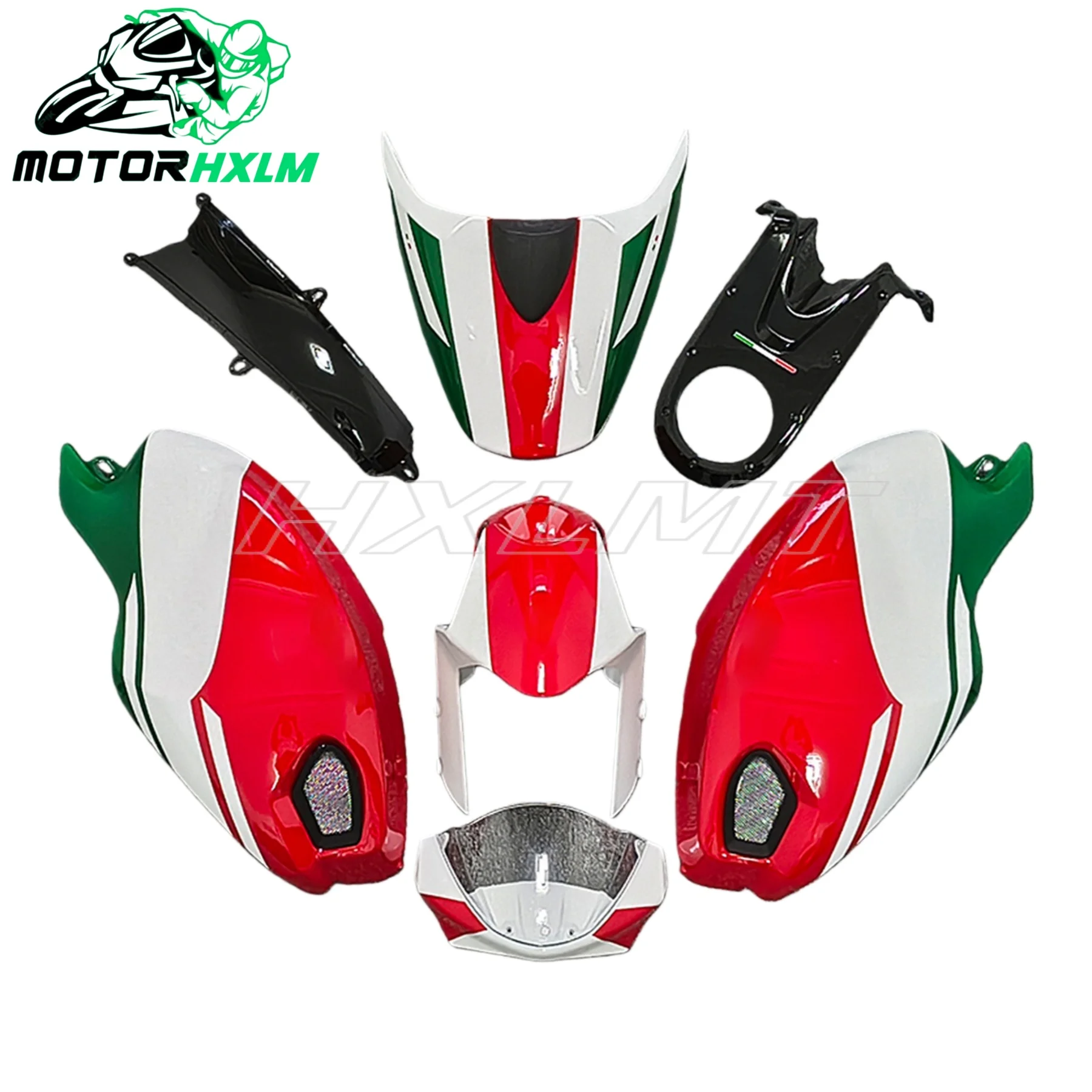 For DUCATI 696 796 1100 2008-2014 Fairing Motorcycle Set Body Kit Decoration Plastic Guard Plate Accessories Shell Injection