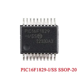 Microcontrolador de Flash piezas, dispositivo de 1/5 PIC16F1829-I/SS PIC16F1829 SSOP20 de 8 bits, 20 pines, Micro MCU, SSOP-20