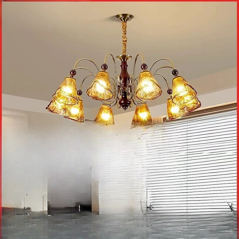 Candelabro de salón medieval francés, candelabro de cristal