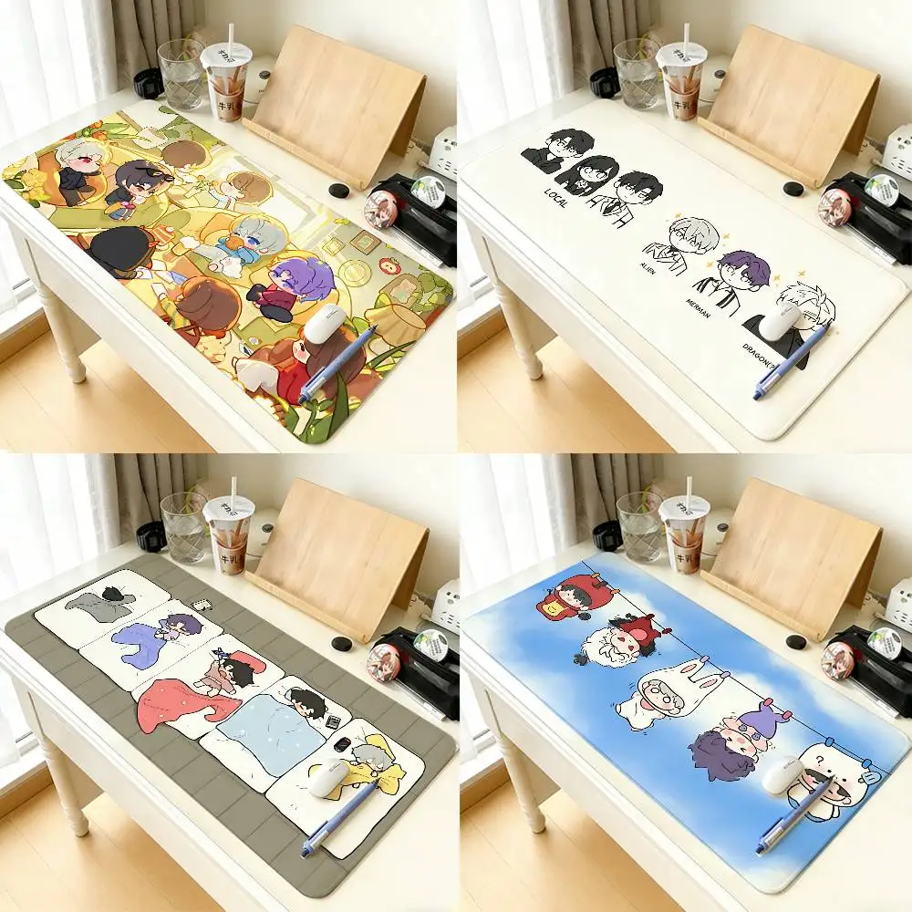 

L-Loves And Deepspaces Mouse Pad Computer Mat Deskpad Laptop Keyboard Mat Office Large Landscape Mousepad