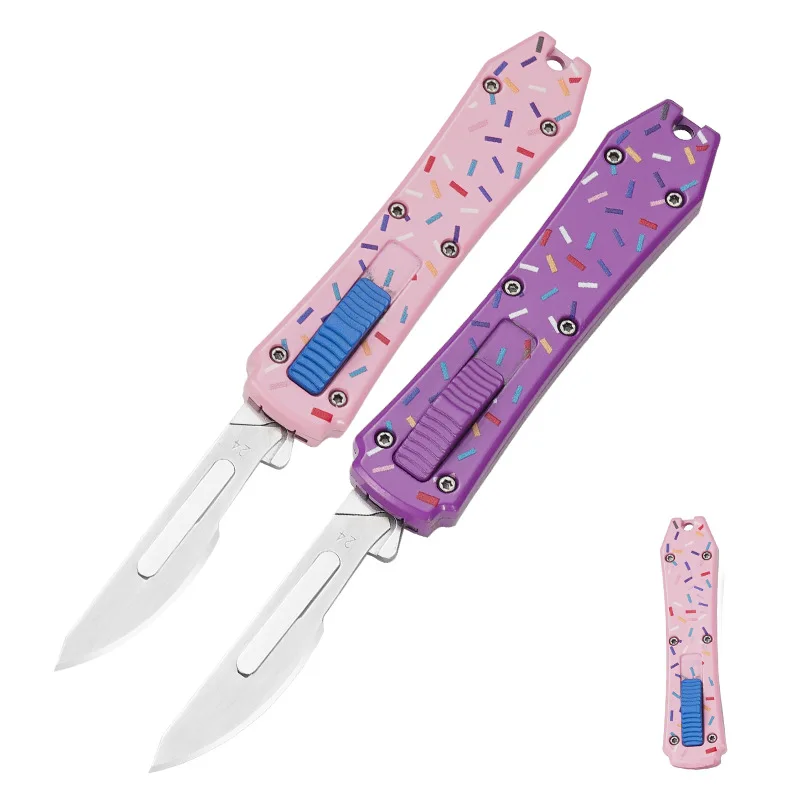 Advanced multi-functional knife handle tool (without blade, suitable for blade No. 23), one-piece casting, stainless steel