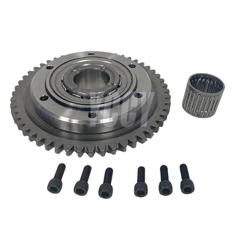 5LP-15590-00 Motorcycle Engine Parts Starter Clutch Gear Assembly Startup Disk For YAMAHA Raptor660 660 YFM660 YFM660R 2001-2003
