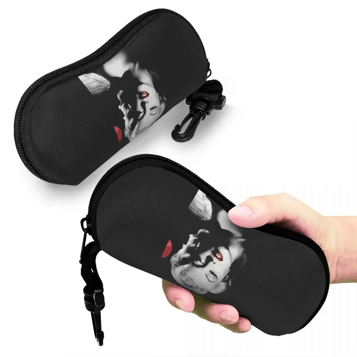 

Marilyn Monroe Shell Glasses Case Portable Sunglasses Box Women Men Soft Eyeglasses Bag Pouch