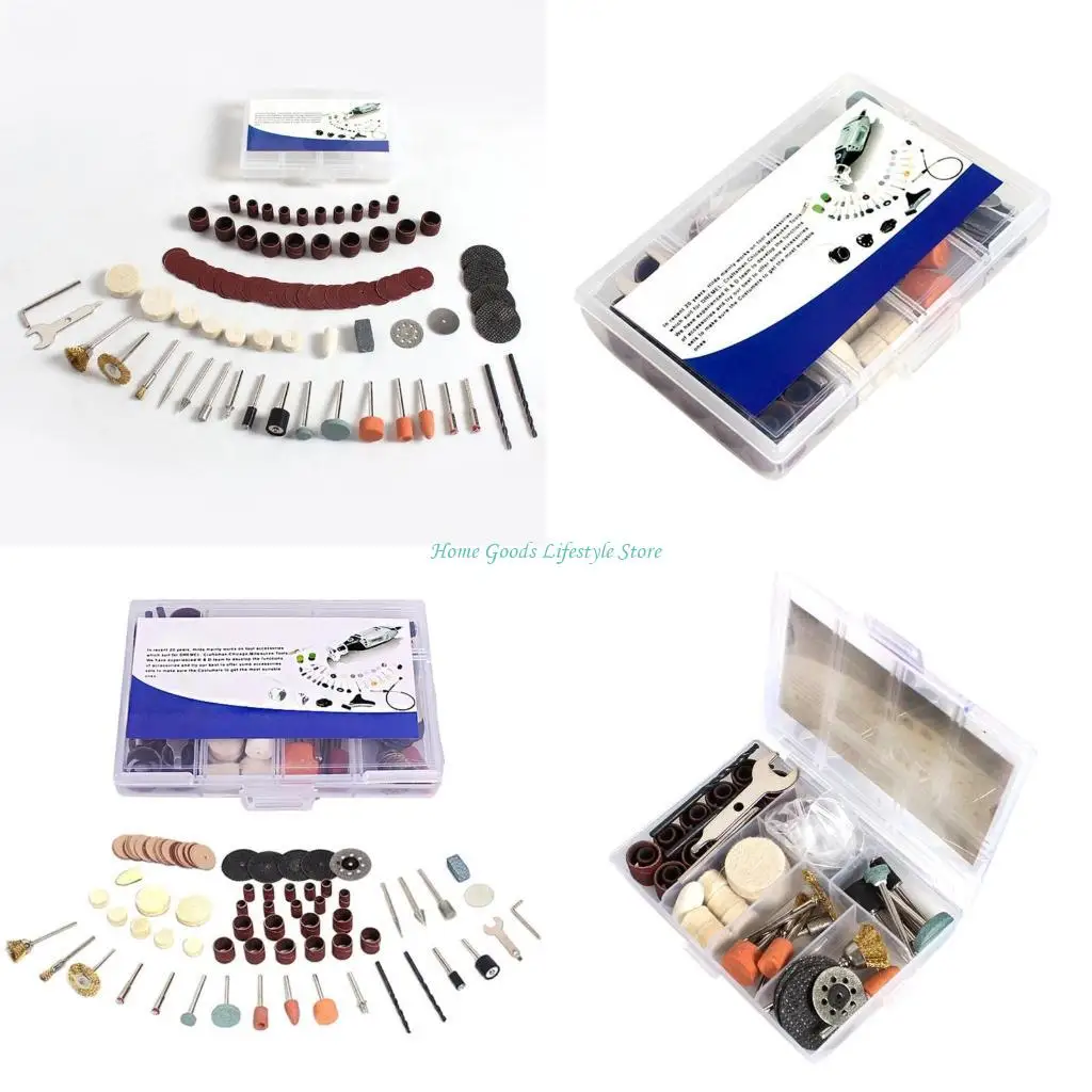 

E74E 92PCS/SET OTARY INTORLY ACCOERSE ACCOERS FIT для расщепления для резьбы из полировки металлическая деревянная гравировка