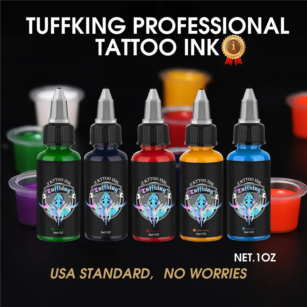 Professional Tattoo Ink Pigments Eyebrow Body Art Tattoo Kits Semi-permanent Beauty Paints Makeup TattooTattoo Supplies Tools