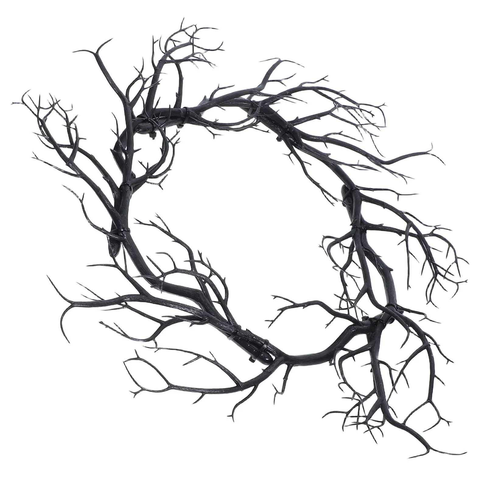 

Halloween Wreath Fake Twig Garland Wall Decor Photography Prop Festive Home Decor Perfect Companion for Holiday