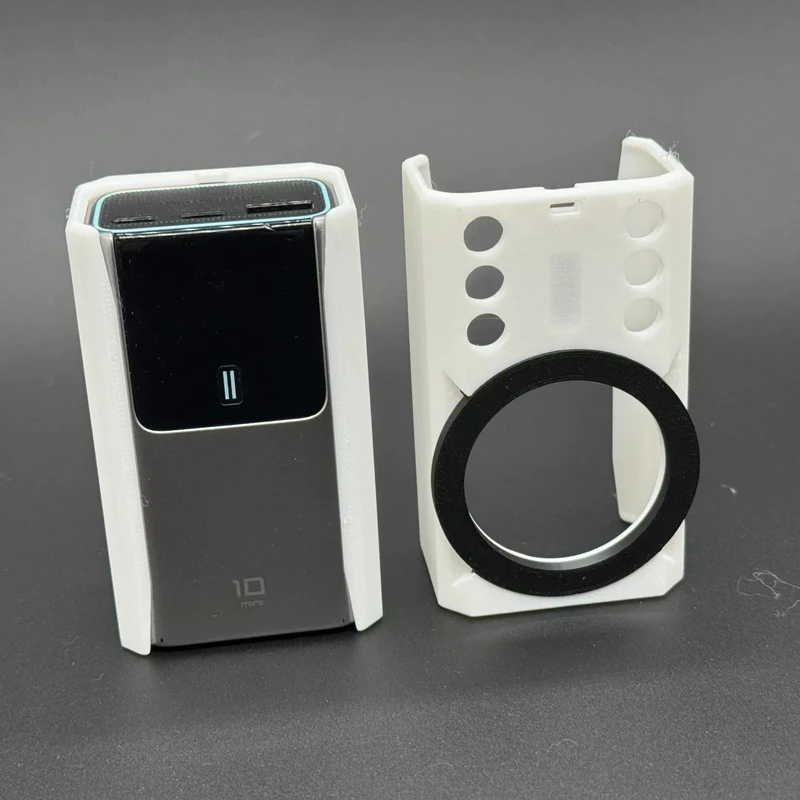 1PCS PLA 3D Prinetd Protective Outer Shell for CUKTECH 10 Mini Power Bank Magnetic Protection Case Dustproof Protector Sleeve