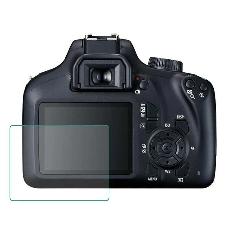 Protetor de tela de vidro temperado para canon eos 3000d/4000d rebel t100 câmera tela lcd película protetora capa proteção