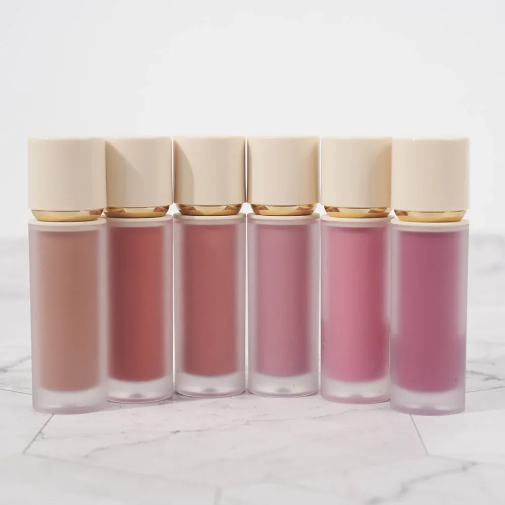 

Private Label Liquid Blush Custom Logo Silky 6-color Cheek Contour High Pigment Natural Nude Rouge Lasting Makeup Wholesale