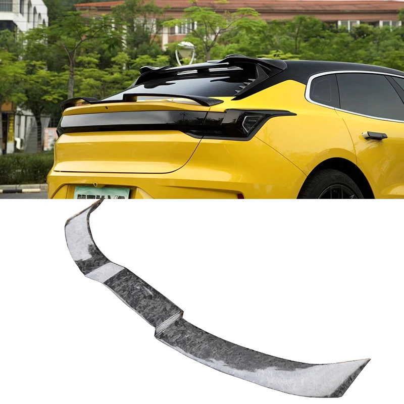 For ZEEKR 001 trunk rear spoiler, carbon fiber roof trunk rear wing zeekr 2021-2023 auto parts,