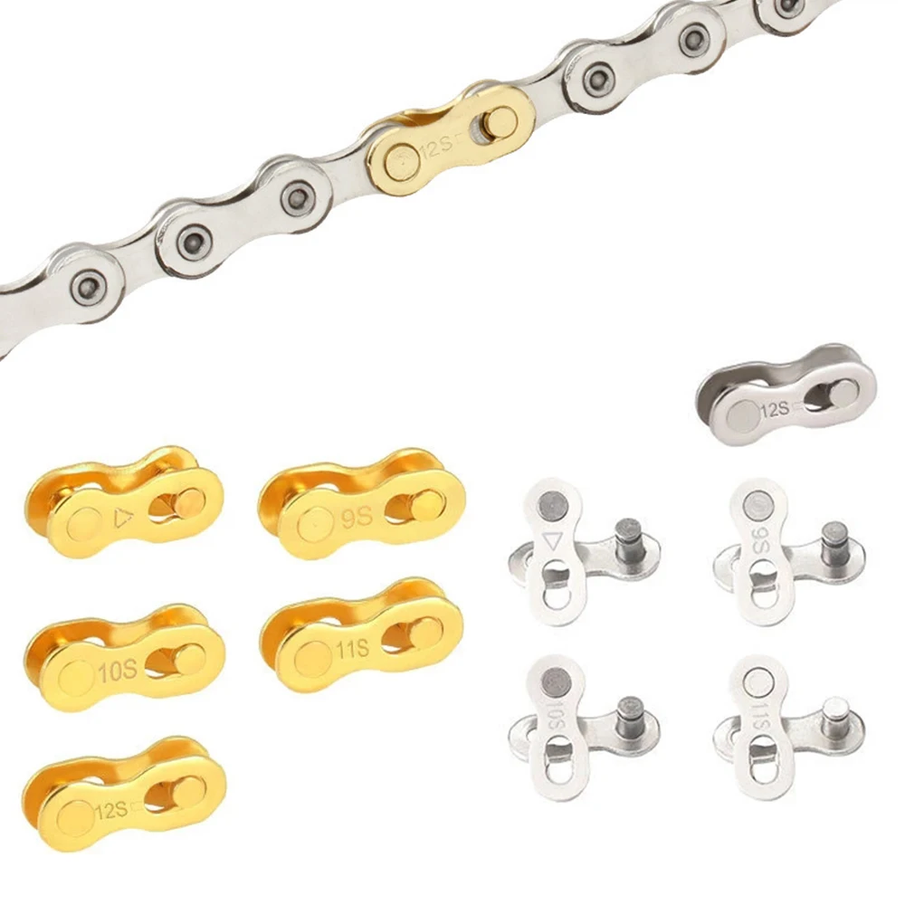 Road Bike Quick Master Links Joints Missing Link Connector 6/7/8/9/10/11/12 Speed Bicycle Chain Buckle Bike Chain Link - view 4