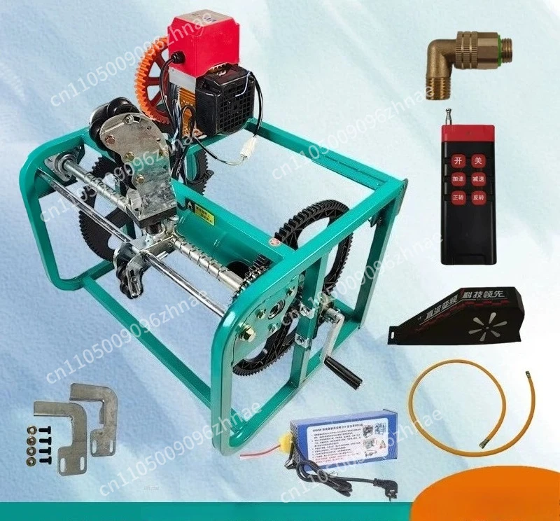 12V/24V/48V/60V Remote Control Automatic Hose Reel, Electric Hose Winder for Sprayer & Water Pipe Storage
