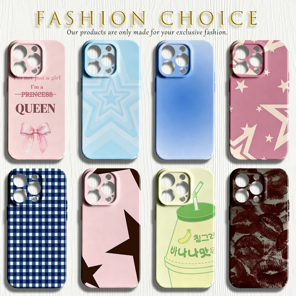 Blue Gradient Phone Case for Samsung Galaxy S20 S21 S22 S23 S24 S25 S26 FE Plus Note20 Ultra 4G 5G Glossy Film Hard PC Cover