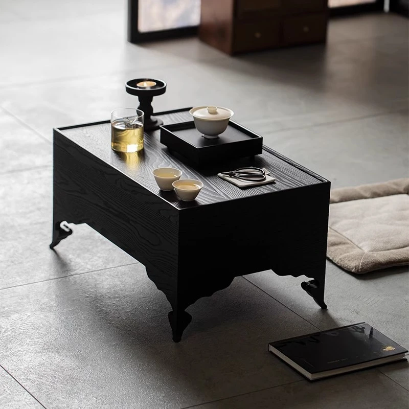 Tatami table ash wood solid wood coffee table small household