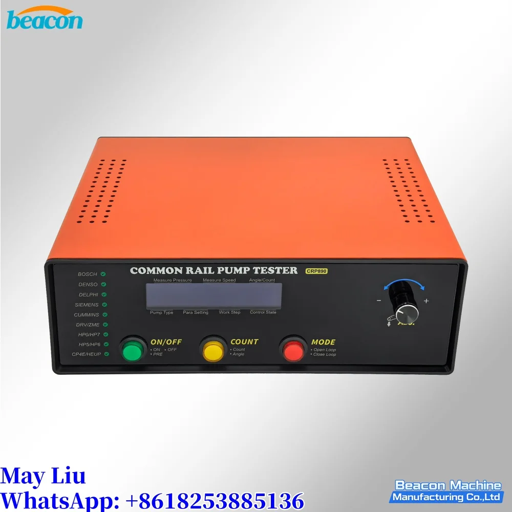 High Pressure Pump Tester CRP890 CP1 CP2 CP3 HP3 HP4 HP5 HP6 P4E HP7 HP0 Pump Testing Device