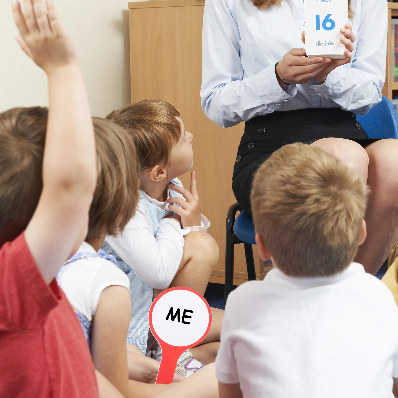 2 قطعة لوحات يدوية فارغة للمسح الجاف سبورة بيضاء صغيرة من جانب واحد للتصويت في الفصول الدراسية لوحة رسائل مجاذيف قابلة لإعادة الاستخدام #6