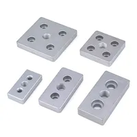 4PCS/LOT Aluminum Alloy End Connection Plate 3060 4080 4590 6060 8080 Caster Adjustable Levelling Feet Support aluminium profile