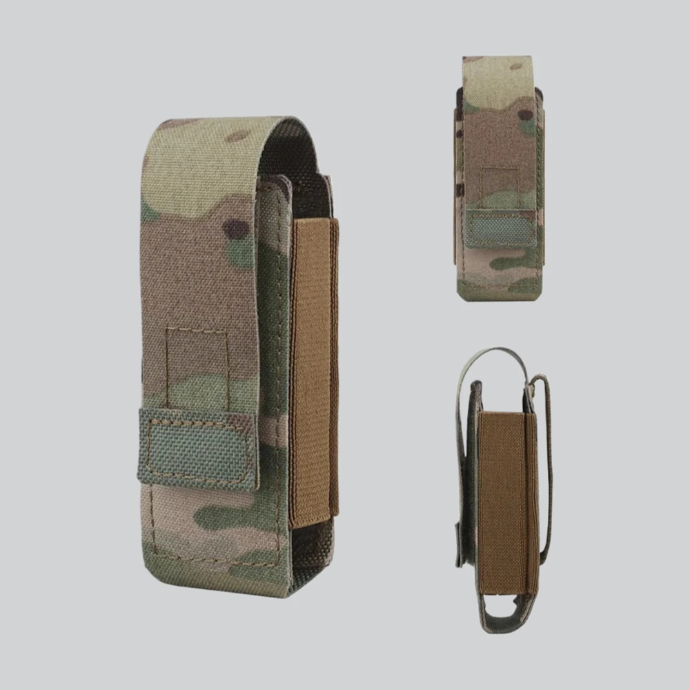 

Hunting Molle Pepper Spray Bag Multi-Purpose Bag Elastic 9mm Magazine Flashlight Holder Hunting Vest Belt Accessories