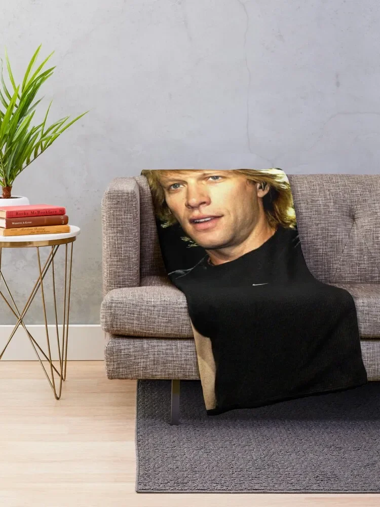 young b jovi Throw Blanket Travel Dorm Room Essentials Softest Bed covers Blankets blankets for beds  throw blanket