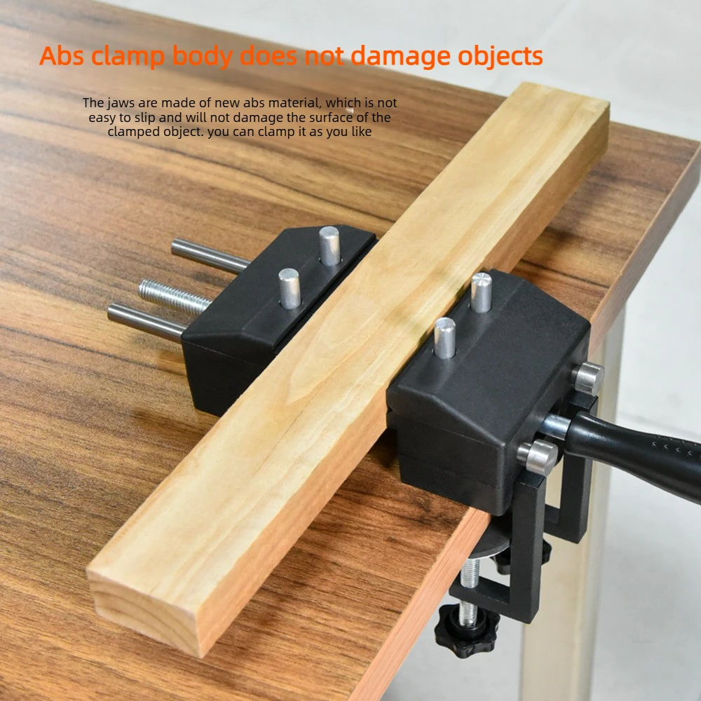 

Multi-functional Woodworking Bench Vice with Quick Adjustment for Clamping Grinding Drilling Work