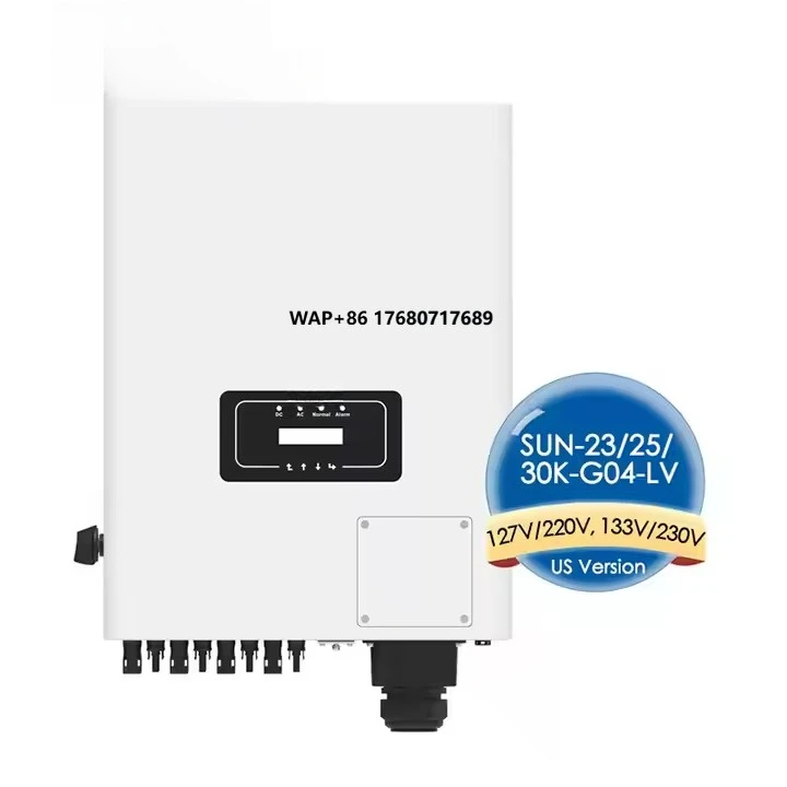 

Deye On-Grid Off-Grid Inverter 23kw 25kw 30kw SUN-23/25/30K-G04-LV Three Phase Commercial System Deye Hybrid Solar Inverter