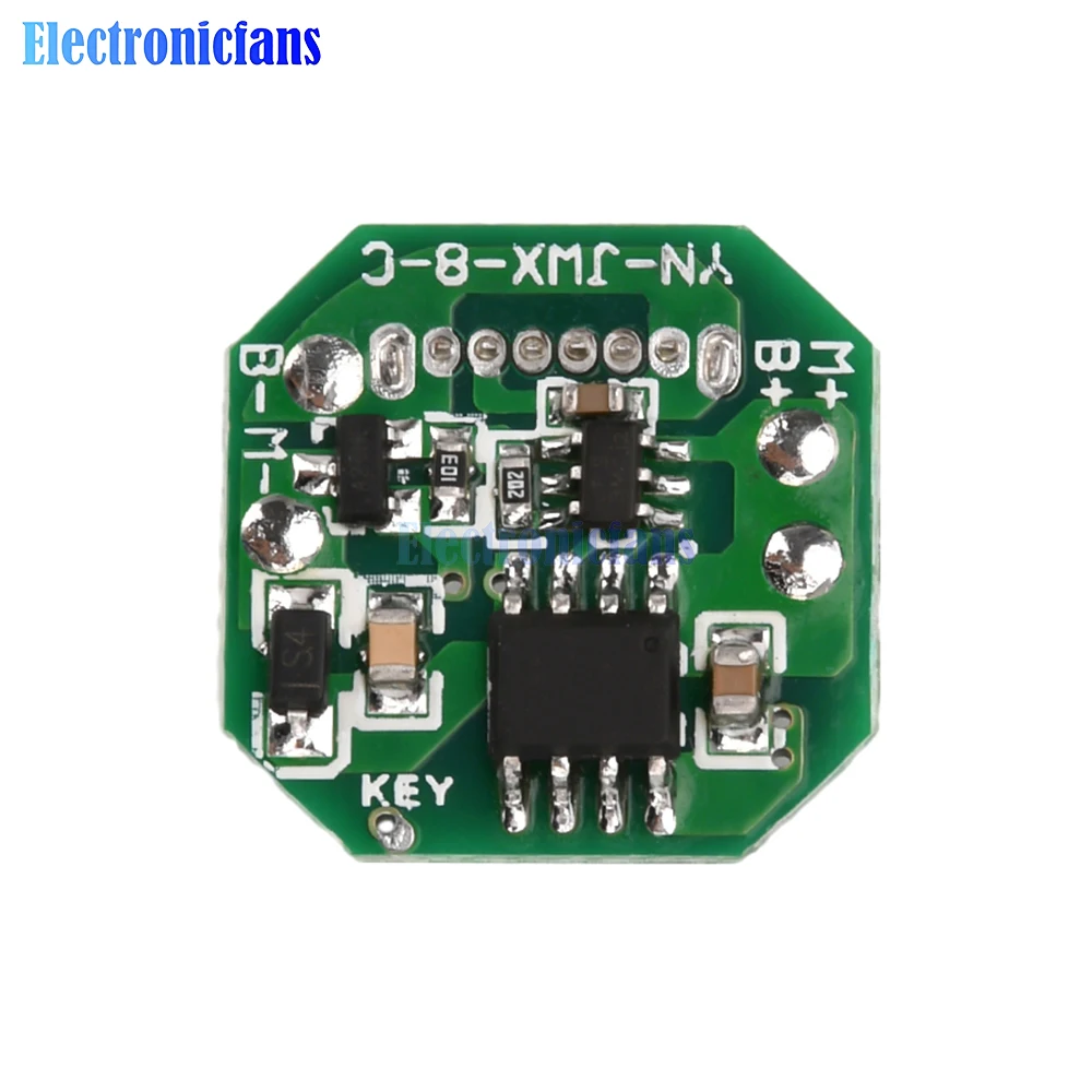 Flashlight Driver Board DIY Accessories Type-c Charging Port Charging and Discharging Integrated Module for 18650/21700 Battery