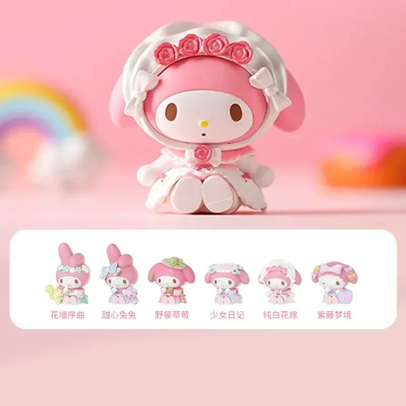 

MINISO My Melody Secret Forest Tea Party Series Blind Box Guess Bag Mystery Box Toys Doll Cute Anime Figure Desktop Ornaments