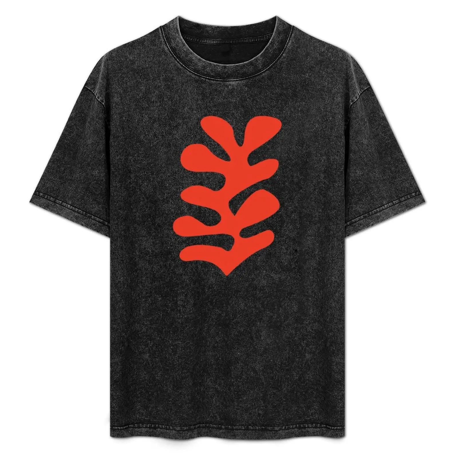 Matisse Cut Out Red T-Shirt new edition blacks summer top baggy shirts clothing for men