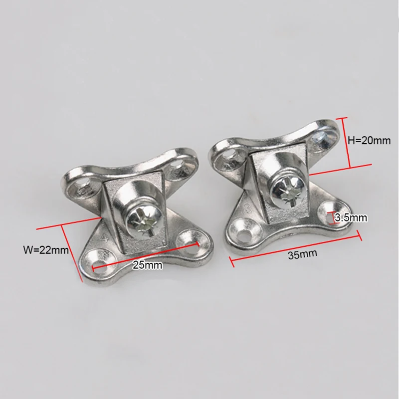 60PCS Butterfly L-shape Cabinet Furniture Shelf Corner Braces Connectors Combination Fasteners Corner Codes Right Angle Brackets