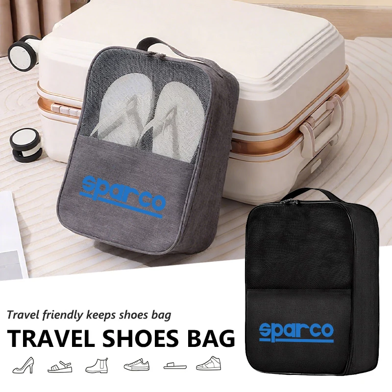 Borsa porta scarpe da viaggio impermeabile per auto, organizer per scarpe Sparco