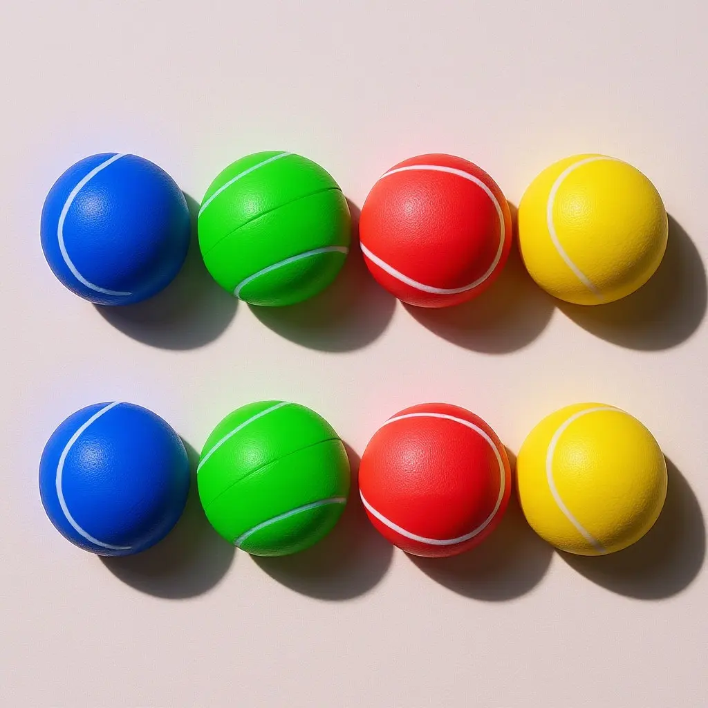 

Набор из 8 прочных теннисных мячей из полиуретана для тренировок, устойчивых к трещинам, для разного уровня подготовки, для спорта