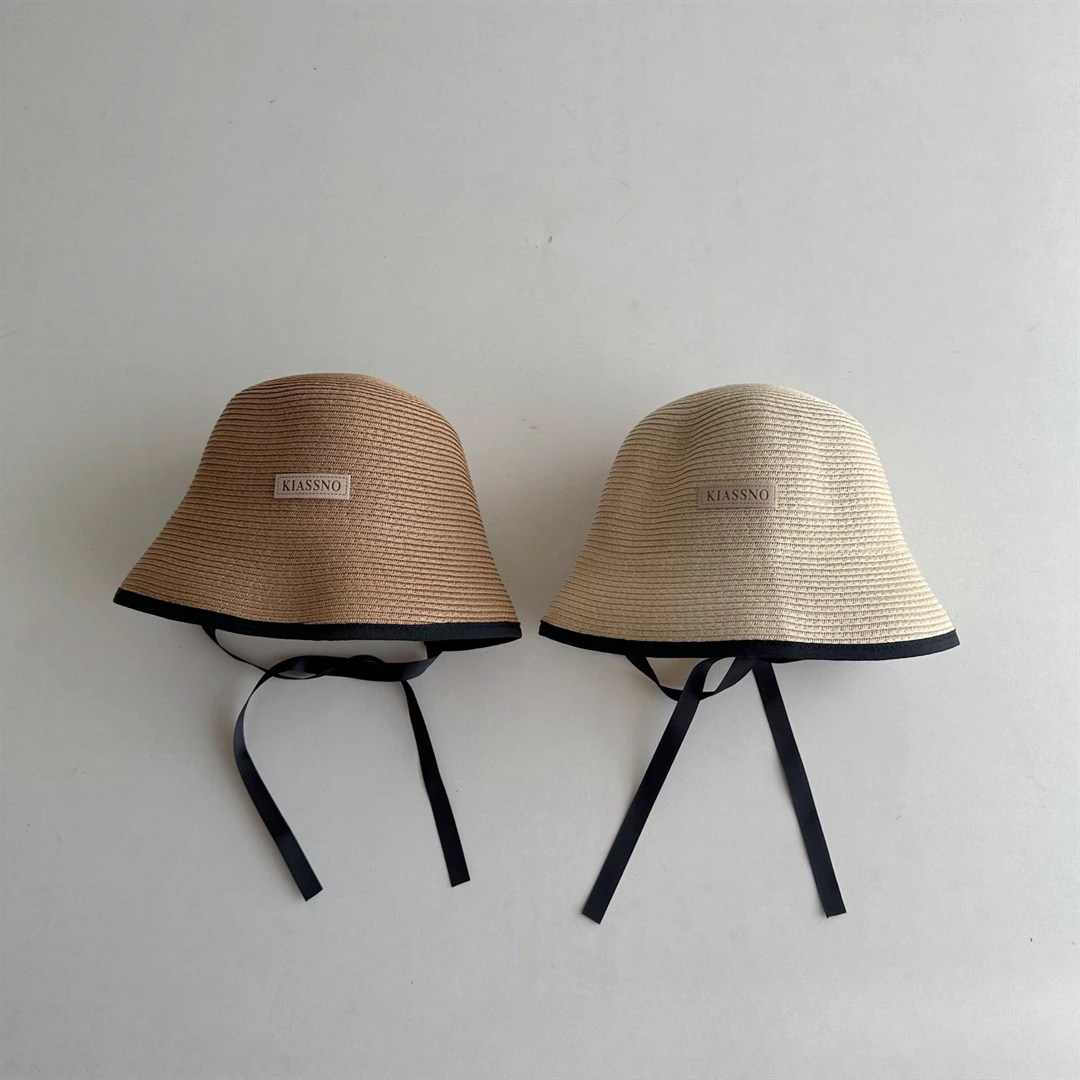 

Лето 2025 г., детская соломенная шляпа для девочек на берегу моря, летняя кружевная панама с большими полями, пляжные кепки для девочек, панамская кепка