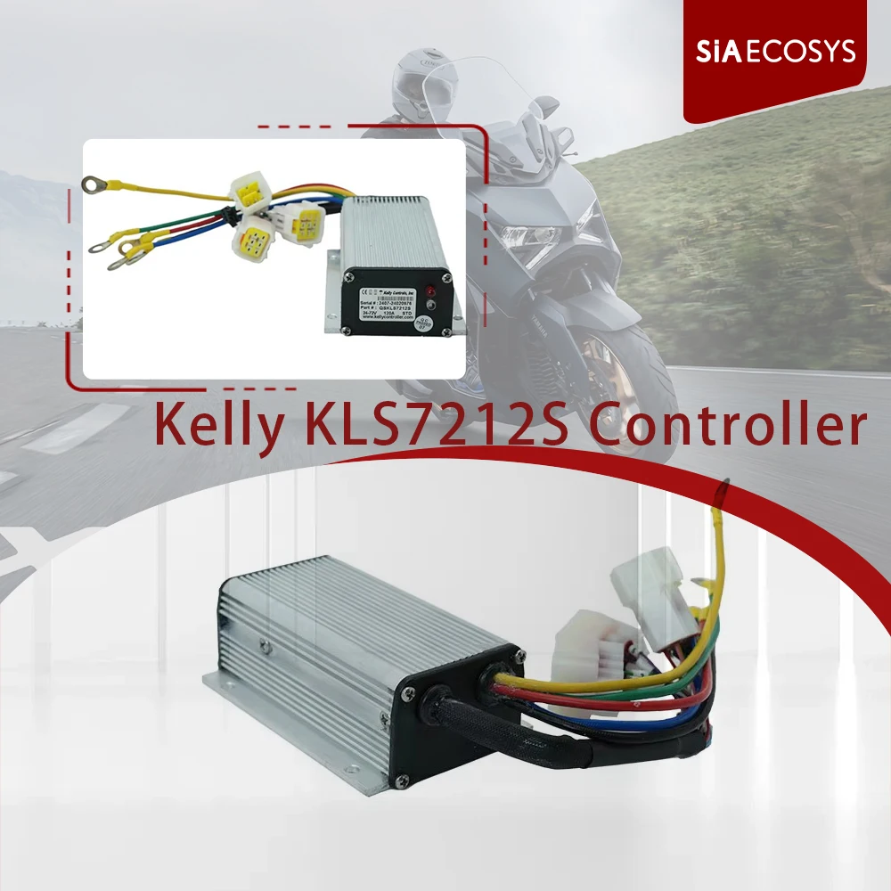 

Kelly KLS7212S 24v-72V 120A SINUSOIDAL BRUSHLESS MOTOR CONTROLLER for E-Motor E-Scooter