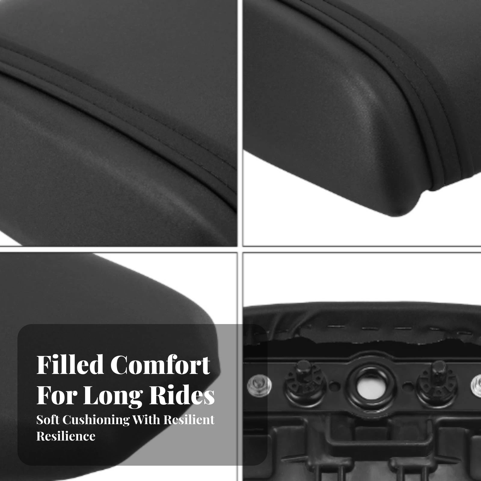 rear-seat-cushion-replacement-passenger-pillion-motorcycle-seat-with-mounting-base-compatible-easy-to-install-for-commuters