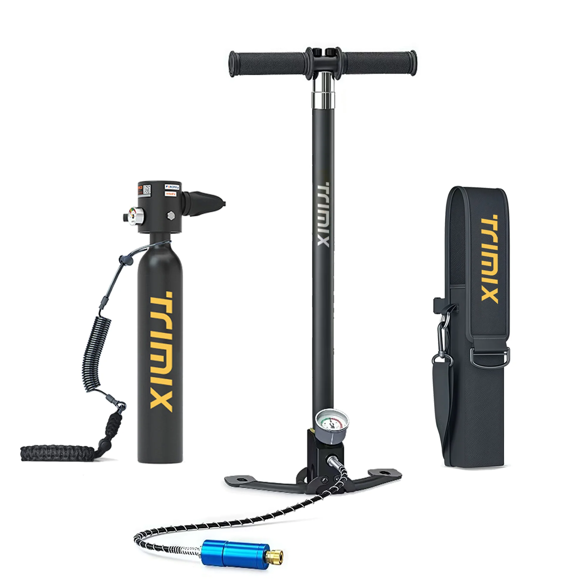 TRIMIX Underwater Breathing Apparatus Portable 0.5L Mini Diving Lung Scuba Cylinder Diving Oxygen Tank Gear Accessories