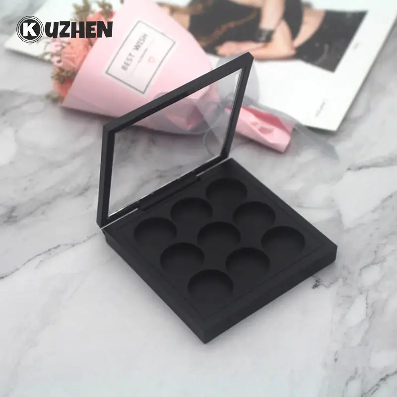 1/2/3/9 Grids Empty Eyeshadow Dish Palette Eye Makeup Storage Box For Women Girls Beginners DIY Eyeshadow